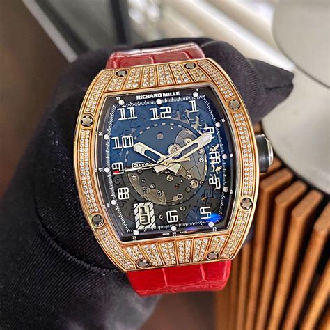 richard mille rose gold watch